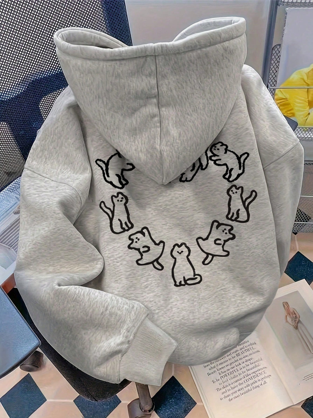 Ropa de Mujer, Sudaderas de Mujer, 46636366, Gris Claro