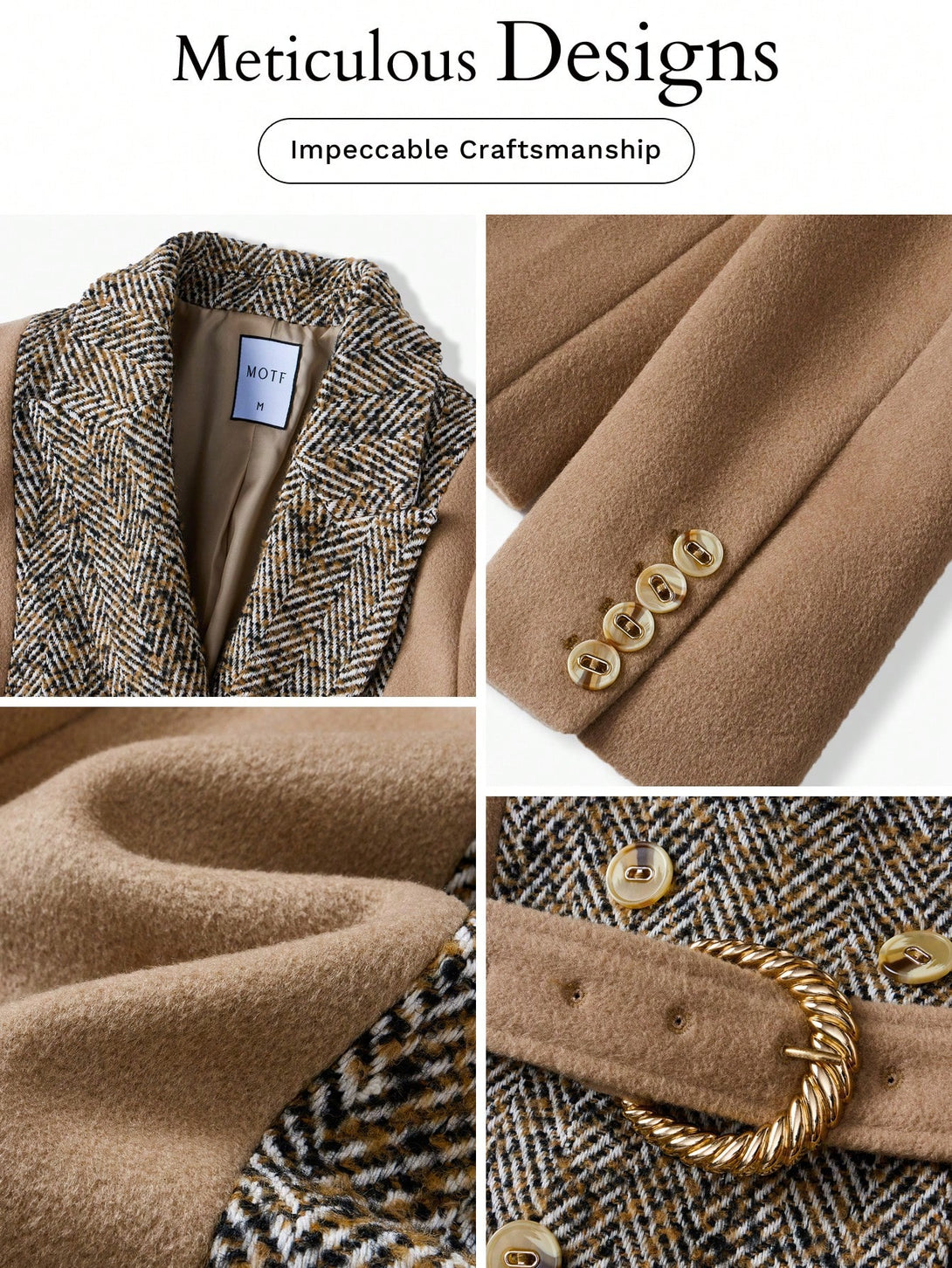 Ropa de Mujer, Ropa de Exterior para Mujer, Abrigos de Mujer, OUTFITS LOOKBOOK, 44672660, Caqui