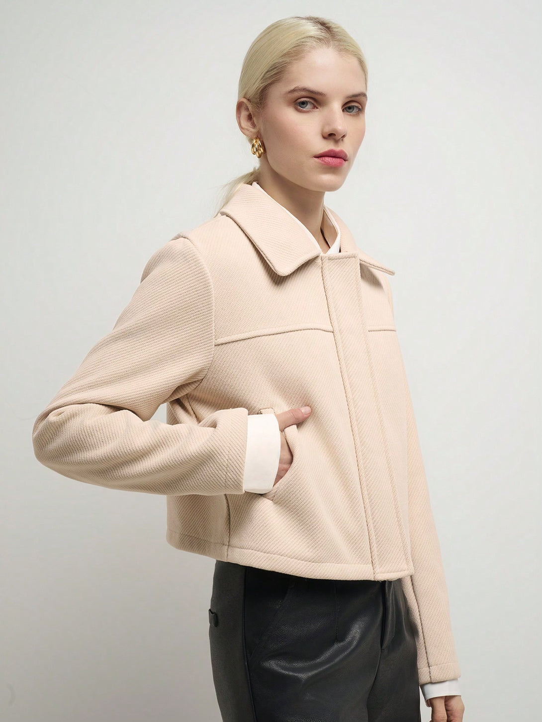 Ropa de Mujer, Ropa de Exterior para Mujer, Abrigos de Mujer, OUTFITS LOOKBOOK, 50179951, Albaricoque
