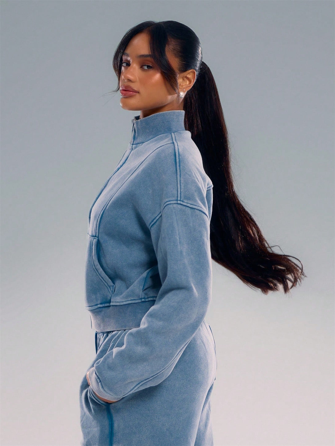 Ropa de Mujer, Sudaderas de Mujer, Conjuntos a Juego, 49943570, Agua verde azul