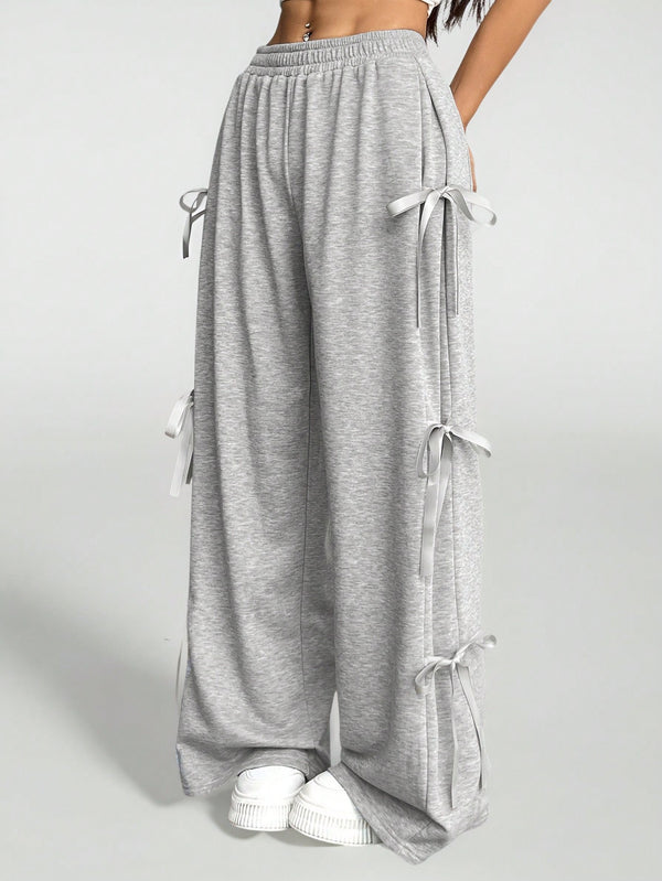 Ropa de Mujer, Bottoms de Mujer, Pantalones de Deporte para Mujer, 48368625, Gris