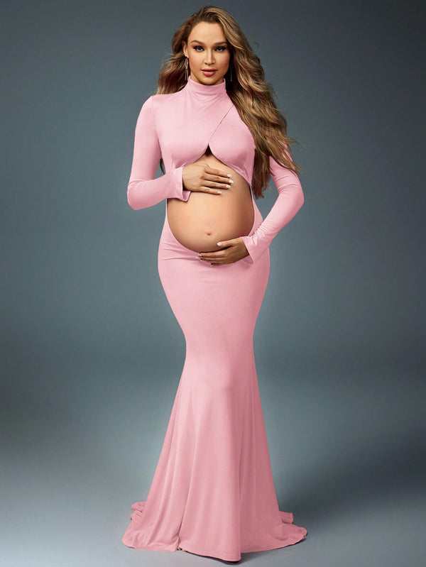 Ropa de Mujer, Ropa Premamá, Fiesta de maternidad y ropa especial, Ropa para sesión de fotos de maternidad, 50560921, Rosa Pálido
