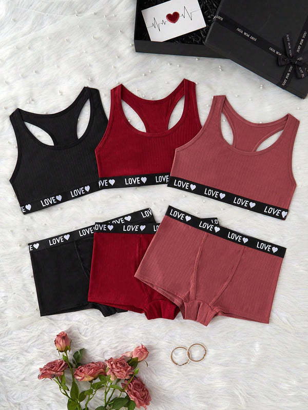 Ropa Interior y Ropa de Dormir, Sujetador de Mujer, Conjuntos de sujetador y braguita para mujer, 53917702, Multicolor