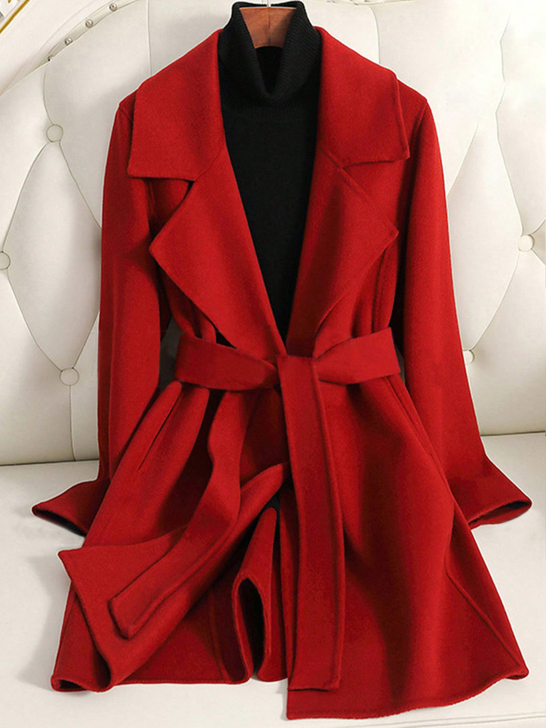 Ropa de Mujer, Ropa de Exterior para Mujer, Abrigos de Mujer, 43273603, Rojo