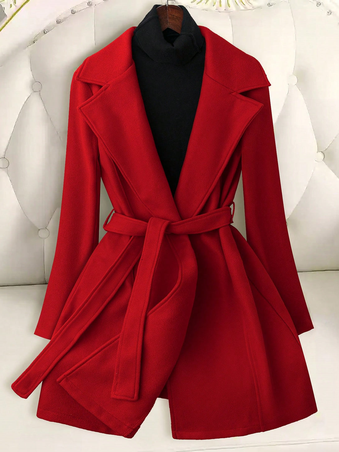 Ropa de Mujer, Ropa de Exterior para Mujer, Abrigos de Mujer, 43273603, Rojo
