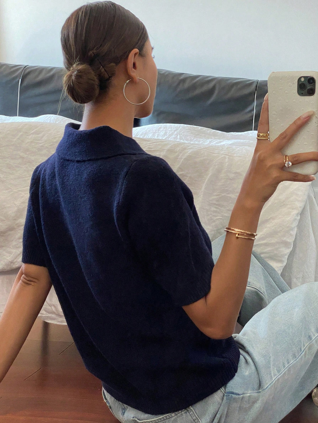 Ropa de Mujer, Tejido de Punto de Mujer, Tops de Punto para Mujer, OUTFITS LOOKBOOK, 51358595, Azul Marino