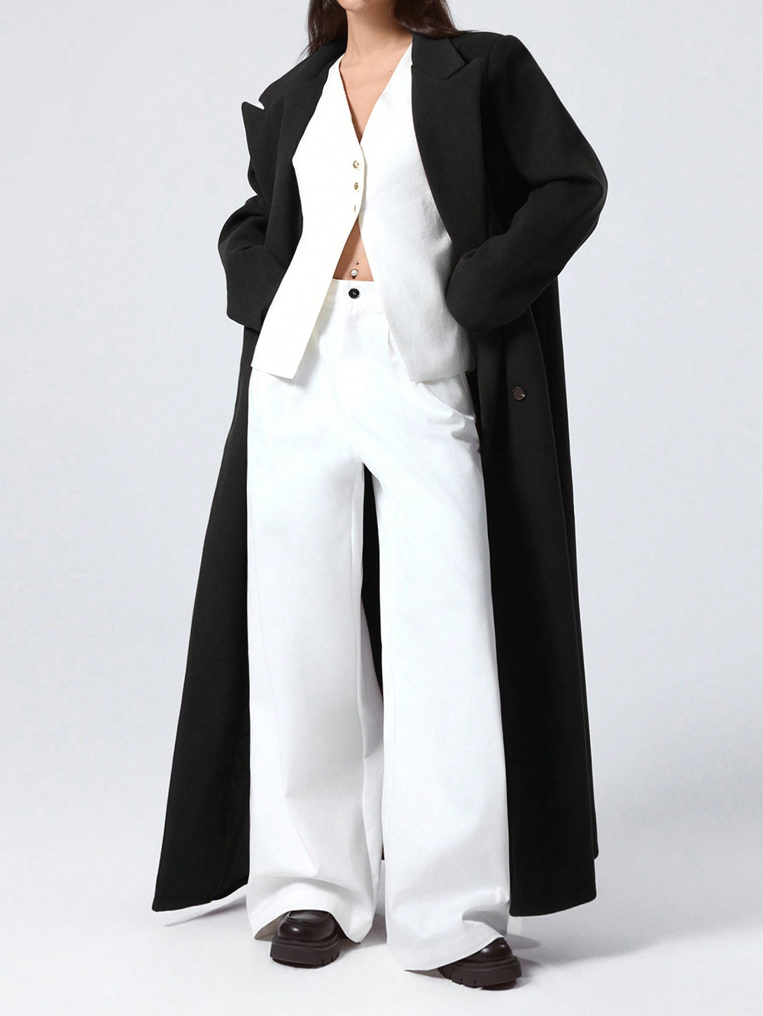 Ropa de Mujer, Ropa de Exterior para Mujer, Abrigos de Mujer, 51535123, Negro