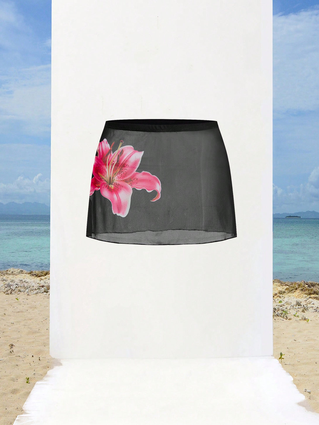 Ropa de Mujer, Ropa de Playa para Mujer, Pareos para Mujer, OUTFITS LOOKBOOK, 51396416, Negro