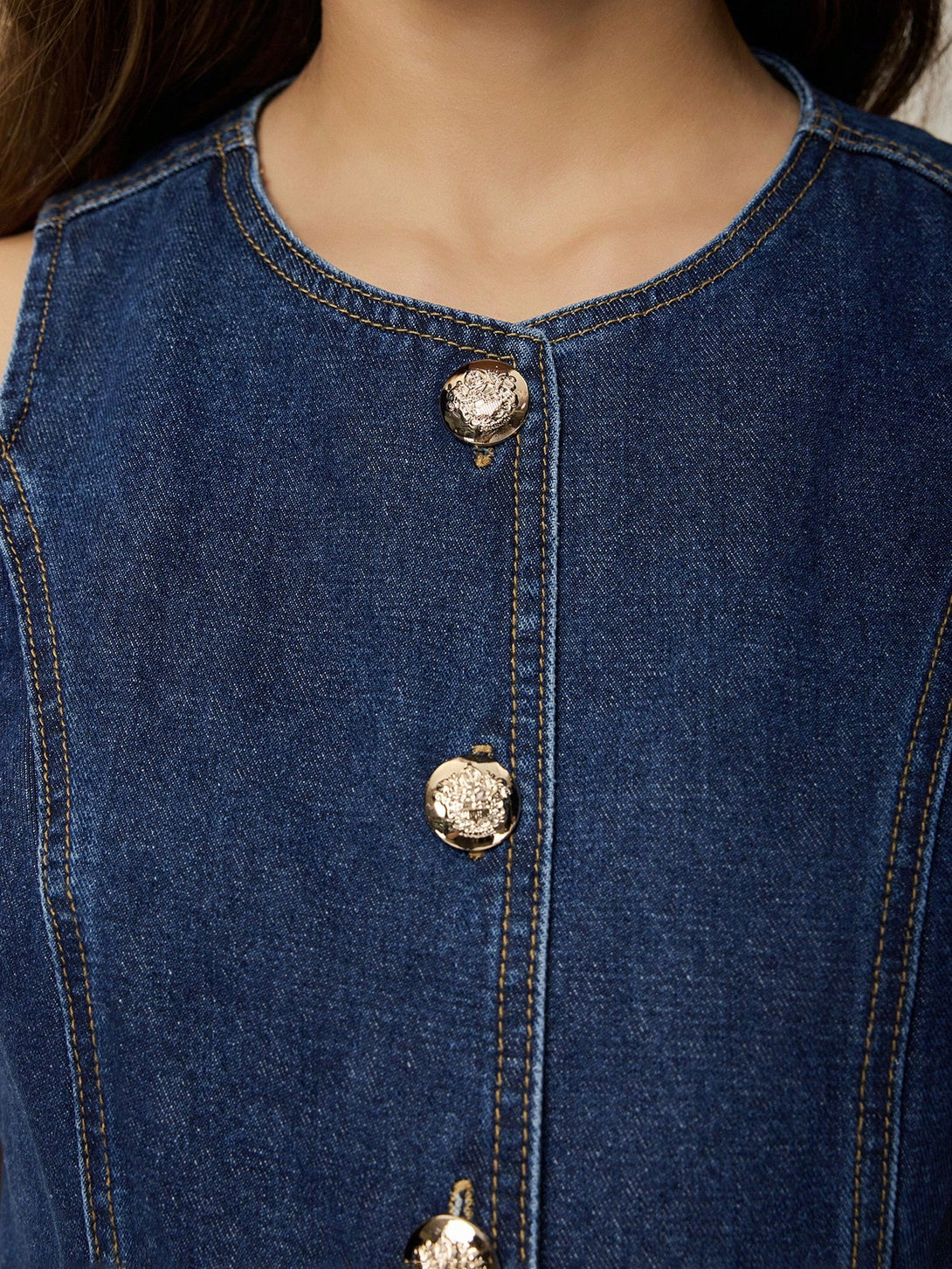 Ropa de Mujer, Mezclilla para mujer, Trajes mezclilla de dos piezas para mujer, 51860001, Azul lavado oscuro