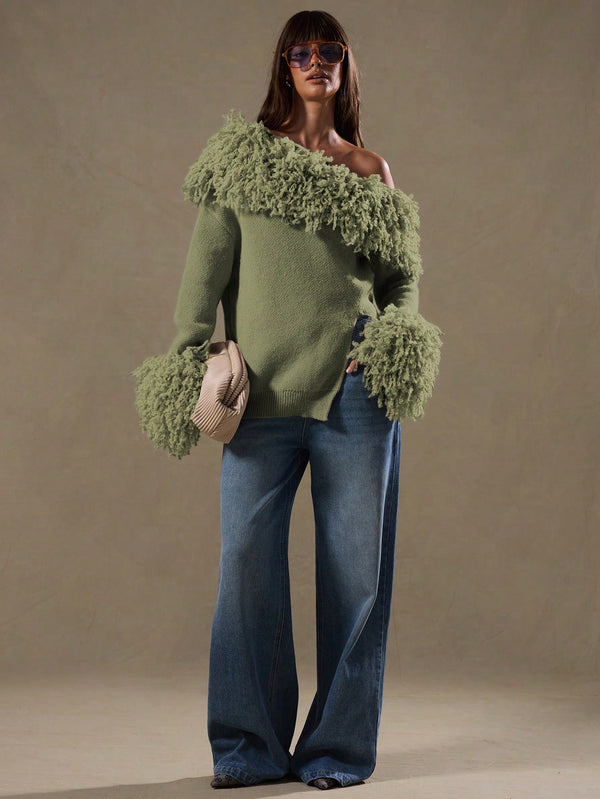 Ropa de Mujer, Tejido de Punto de Mujer, Jerséis de Mujer, 51931882, verde menta