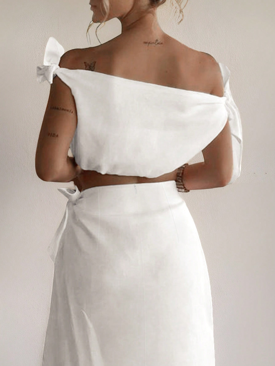Ropa de Mujer, Conjunto para Mujer, Ropa Dos piezas para Mujer, 44151573, Blanco