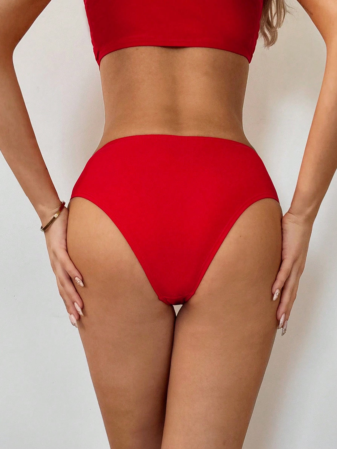 Ropa de Mujer, Ropa de Playa para Mujer, Women Bikini Bottoms, OUTFITS LOOKBOOK, 52792387, Rojo