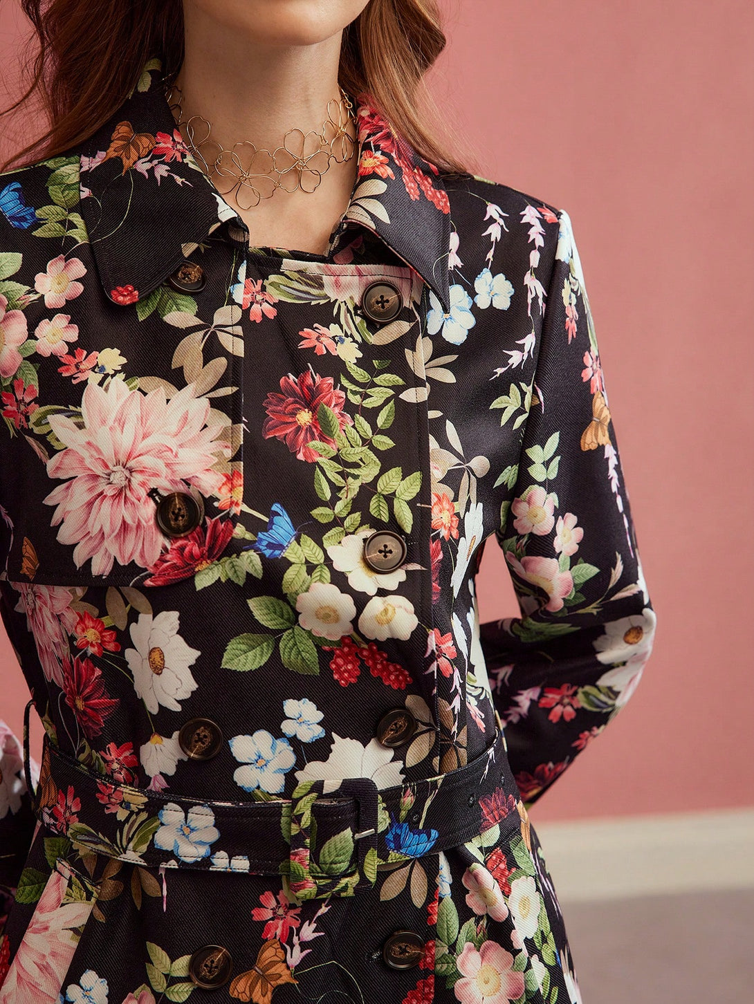Ropa de Mujer, Ropa de Exterior para Mujer, Gabardinas para Mujer, 52819380, Multicolor