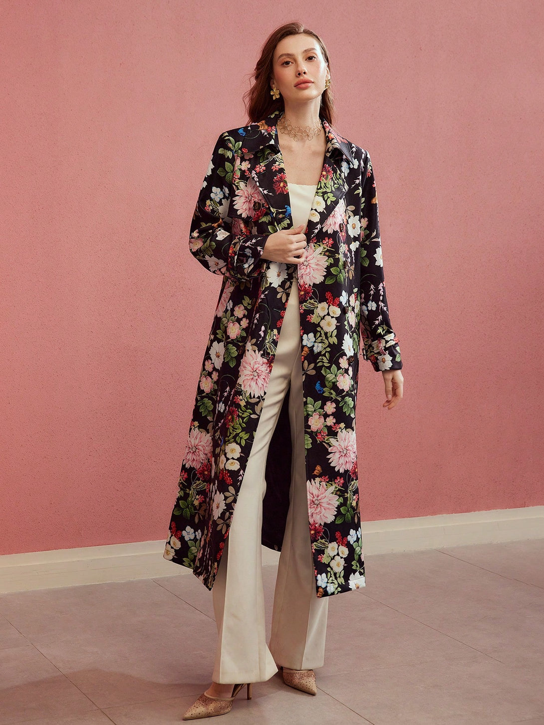 Ropa de Mujer, Ropa de Exterior para Mujer, Gabardinas para Mujer, 52819380, Multicolor