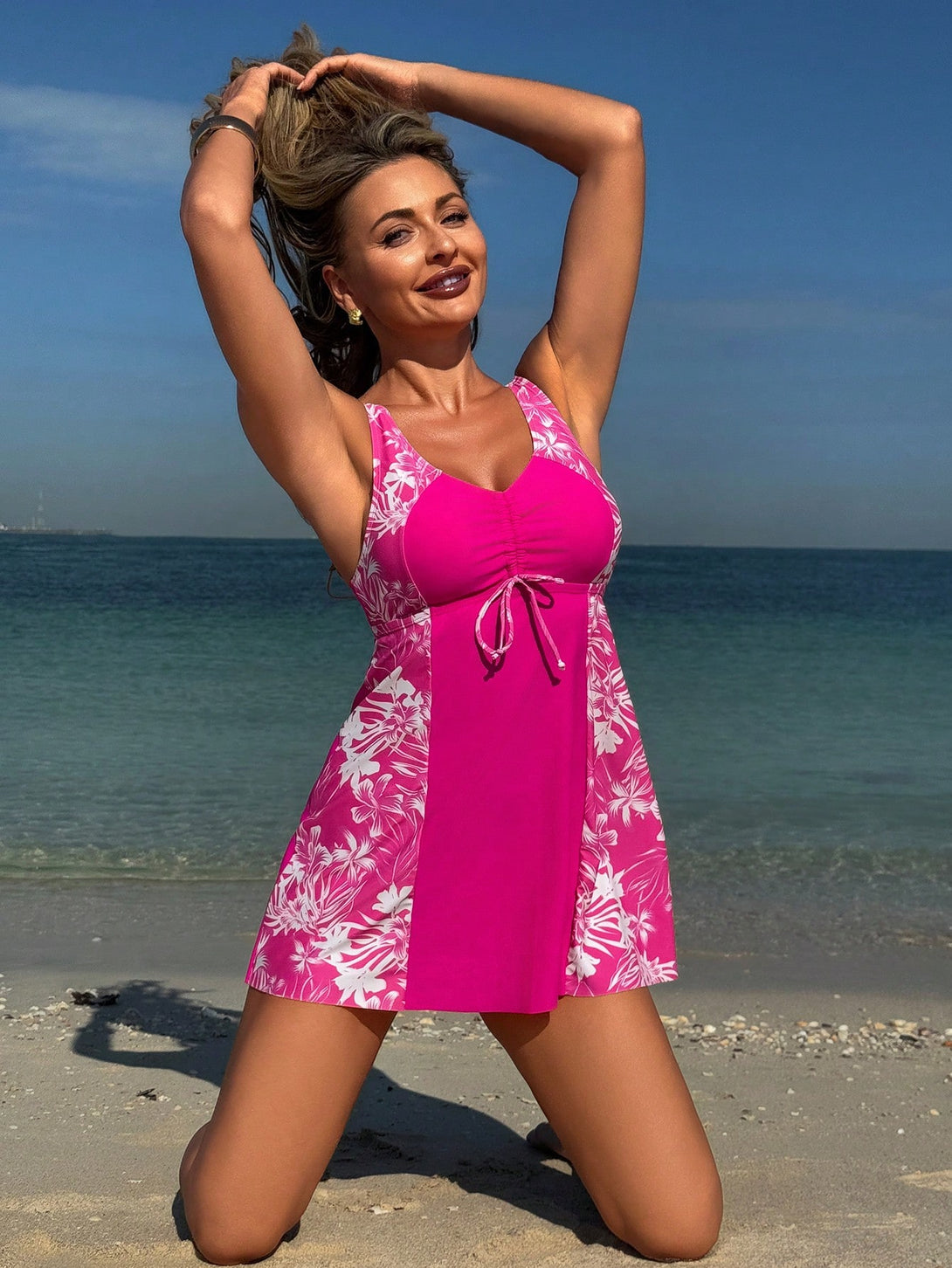 Ropa de Mujer, Ropa de Playa para Mujer, Vestidos de Baño de Mujer, 53019222, Multicolor