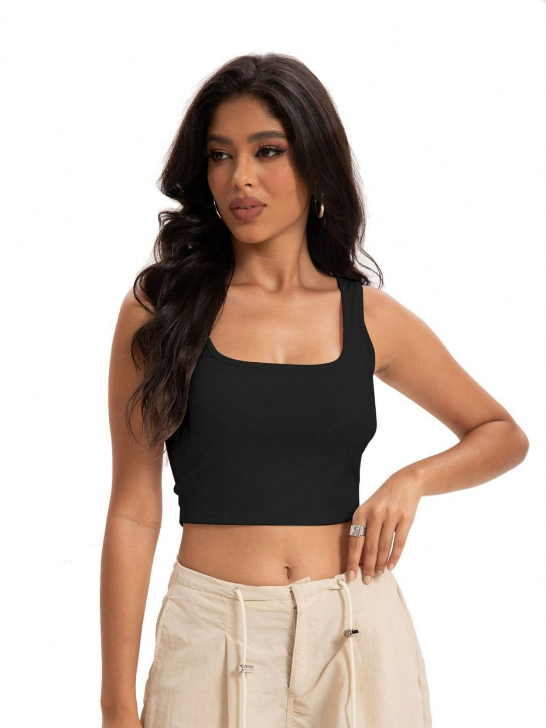 Ropa Interior y Ropa de Dormir, Pijama & Ropa de Descanso de Mujer, Ropa de Dormir para Mujeres, Tops de descanso para Mujer, 54083230, Negro