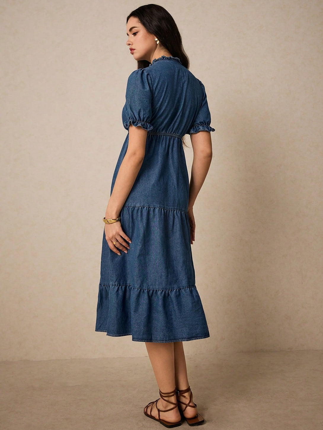 Ropa de Mujer, Mezclilla para mujer, Vestidos mezclilla de mujer, 29676618, Azul lavado medio