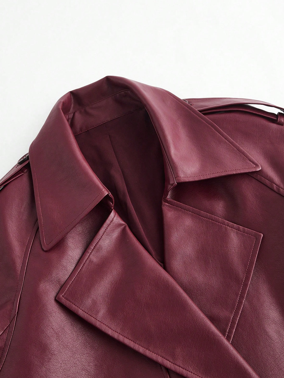 Ropa de Mujer, Ropa de Exterior para Mujer, Gabardinas para Mujer, 53425533, Burdeos