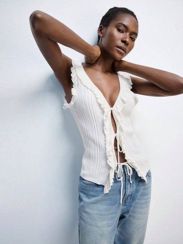 Ropa de Mujer, Tejido de Punto de Mujer, Cárdigans ligeros para mujer, 52535904, Blanco