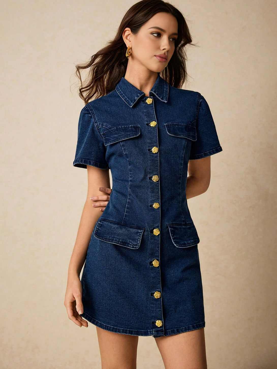 Ropa de Mujer, Mezclilla para mujer, Vestidos mezclilla de mujer, 52554985, Azul lavado oscuro