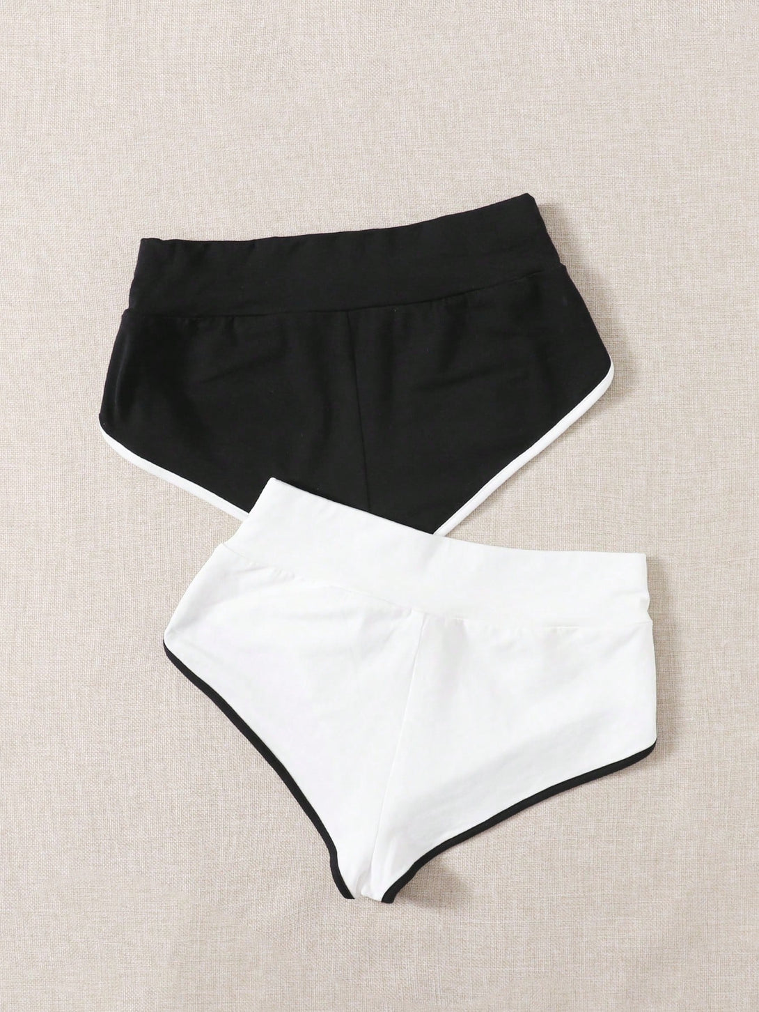 Ropa de Mujer, Bottoms de Mujer, Pantalones Cortos de Mujer, 2309825, Blanco y Negro