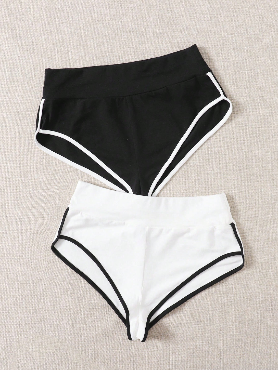 Ropa de Mujer, Bottoms de Mujer, Pantalones Cortos de Mujer, 2309825, Blanco y Negro